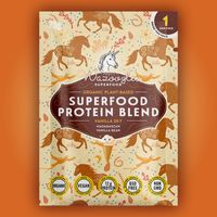 Wazoogles Vanilla Sky Superfoods Protein Shake, 33g